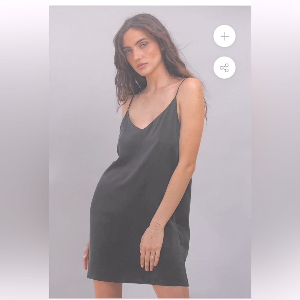 Mikoh washed silk minidress